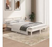 Solid Wood Pine Bed Frame Platform Bedstead Multi Colours Multi Sizes vidaXL