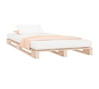 Solid Wood Pine Bed Frame Wooden Bed Base Bedstead Mattress Foundation vidaXL