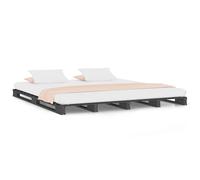 Solid Wood Pine Bed Frame Wooden Bed Base Bedstead Mattress Foundation vidaXL