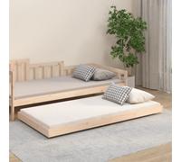 Solid Wood Pine Bed Frame Wooden Bed Base Multi Colours Multi Sizes vidaXL
