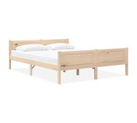 Solid Wood Pine Bed Frame Wooden Bed Base Multi Sizes Multi Colours vidaXL