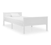 Solid Wood Pine Bed Frame Wooden Bed Base Multi Sizes Multi Colours vidaXL