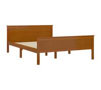 Solid Wood Pine Bed Frame Wooden Bedstead Base Multi Sizes/Colours vidaXL