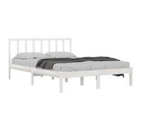 Solid Wood Pine Bed Frame Wooden Bedstead Bed Base Multi Colours/Sizes vidaXL