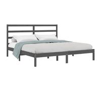(grey, 200 x 200 cm) vidaXL Solid Wood Pine Bed Frame Wooden Platform Bed Multi Colours Multi Sizes