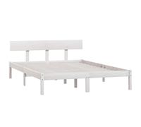 Solid Wood Pine Bed Frame Wooden Platform Bedstead Multi Colours/Sizes vidaXL