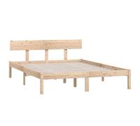 Solid Wood Pine Bed Frame Wooden Platform Bedstead Multi Colours/Sizes vidaXL