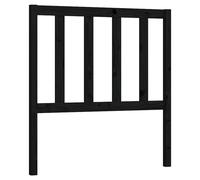 vidaXL Bed Headboard Grey 96x4x100 cm Solid Wood Pine