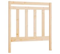 Headboard Solid Pinewood Honey Brown 95x100cm Slatted Rustic Bed Panel Cozy
