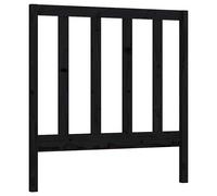 (black, 166 x 4 x 100 cm) vidaXL Solid Wood Pine Bed Headboard Home Wooden Furniture Multi Colours/Sizes