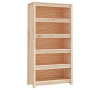 (Honey brown, 80 x 35 x 154 cm) vidaXL Solid Wood Pine Book Cabinet Display Organiser Multi Colours/Sizes