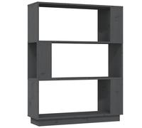 (white) vidaXL Solid Wood Pine Book Cabinet/Room Divider Rack Book Shelf Multi Colours