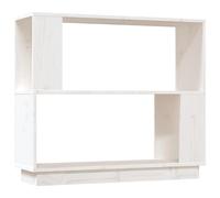 Solid Wood Pine Book Cabinet/Room Divider Rack Book Shelf Multi Colours vidaXL