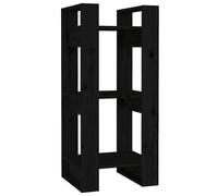 vidaXL 3 Shelf Honey Brown Solid Wood Bookcase - Size: 91 x 41 x 35cm - Wilko