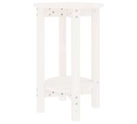 Vidaxl Coffee Table Grey Ø 40X60 Cm Solid Wood Pine, Grey