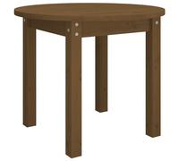 Solid Wood Pine Coffee Table End Table Multi Colours Ø 45x40/Ø 55x45 cm vidaXL