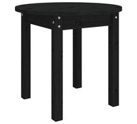 (black, Ã? 45 x 40 cm) vidaXL Solid Wood Pine Coffee Table End Table Multi Colours Ø 45x40/Ø 55x45 cm