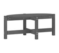 vidaXL Coffee Table Grey 87x48x35 cm Solid Wood Pine