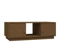 vidaXL Coffee Table Honey Brown 100x50x35 cm Solid Wood Pine