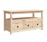 (Brown) vidaXL Solid Wood Pine Coffee Table Side Centre Accent End Table Multi Colours
