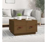 (Honey brown) vidaXL Solid Wood Pine Coffee Table Side Sofa Accent Couch Table Multi Colours