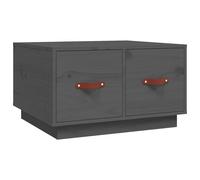 (Grey) vidaXL Solid Wood Pine Coffee Table Side Sofa Accent Couch Table Multi Colours