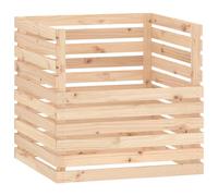 Solid Wood Pine Composter Multi Colours 100x100x102 cm/80x80x78 cm vidaXL