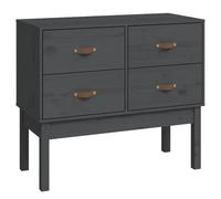 Solid Wood Pine Console Cabinet Home Sideboard Highboard Multi Colours vidaXL