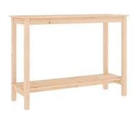 vidaXL Console Table 110x40x80 cm Solid Wood Pine