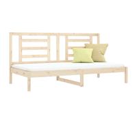vidaXL Day Bed without Mattress White 80x200 cm Solid Wood Pine