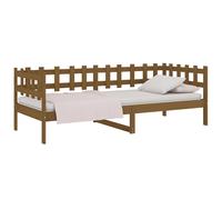 Solid Wood Pine Day Bed Sleepover Occasional Bed Multi Colours/Sizes vidaXL