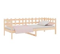 Solid Wood Pine Day Bed Sleepover Occasional Bed Multi Colours/Sizes vidaXL
