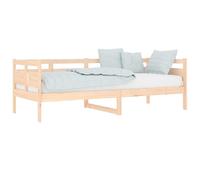(brown, 80 x 200 cm) vidaXL Solid Wood Pine Day Bed Wooden Sleepover Sofa Bed Multi Colours/Sizes