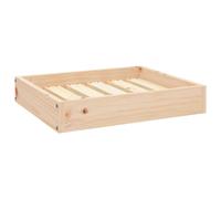 Solid Wood Pine Dog Bed Wooden Animal Pet Sofa Dog Couch Multi Colours vidaXL