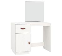 Solid Wood Pine Dressing Table Wooden Desk Cosmetic Table Multi Colours vidaXL