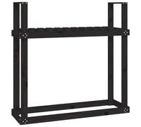 Solid Wood Pine Firewood Rack Log Store Wood Shed Holder Multi Colours vidaXL