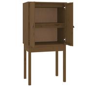 vidaXL Highboard Honey Brown 60x40x120 cm Solid Wood Pine