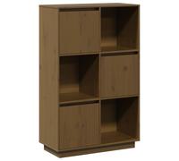 Vidaxl Highboard Honey Brown 74X35X117 Cm Solid Wood Pine Highboards