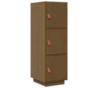 (Honey brown) vidaXL Solid Wood Pine Highboard Sideboard Storage Cupboard Multi Colours
