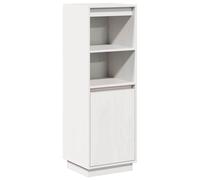 (white) vidaXL Solid Wood Pine Highboard Storage Cabinet Furniture Multi Colours