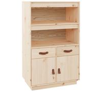 Solid Wood Pine Highboard Wooden Buffet Cabinet Cupboard Multi Colours vidaXL