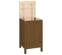Solid Wood Pine Laundry Box Multi Colours 44x44x76 cm/88.5x44x76 cm vidaXL