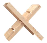 Solid Wood Pine Log Holder Rack Lumber Storage Carrier Multi Colours vidaXL