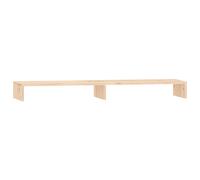Solid Wood Pine Monitor Stand Multi Colours 100x27x10 cm/50x27x10 cm vidaXL