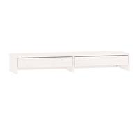 Solid Wood Pine Monitor Stand Multi Colours 100x27x15 cm/50x27x15 cm vidaXL