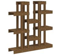 vidaXL Plant Stand 104.5x25x109.5 cm Solid Wood Pine