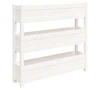 Solid Wood Pine Planter Raised Bed Flower Box Multi Colours Multi Sizes vidaXL