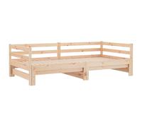 Solid Wood Pine Pull-out Day Bed Guest Sofa Bed Furniture Multi Colours vidaXL