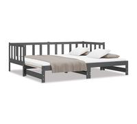 Solid Wood Pine Pull-out Day Bed Guest Sofa Bed Furniture Multi Colours vidaXL