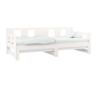Solid Wood Pine Pull-out Day Bed Wooden Guest Bed Multi Colours/Sizes vidaXL